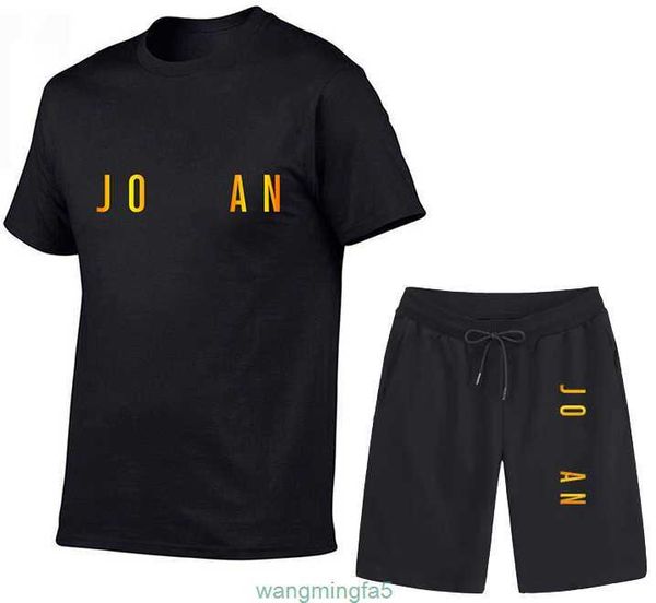 Diseñador de verano Chándales para hombres Camisa corta casual Traje deportivo Camiseta de baloncesto Pantalones cortos Conjunto de lujo Marca Fitness Ropa Aj7n