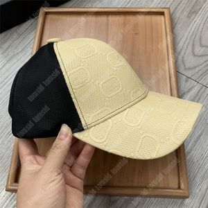 Zomer Designer Net Baseball Cap Ventileer Luxe Ball Cap Mode Vrouw Hoeden Voor Mannen Leer Klassieke Letters Ingerichte Hoed Bob Gorras