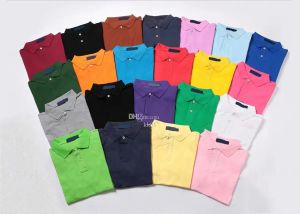 Designer d'été Polo Shirt Men Polo Tshirt Designers de luxe pour femmes pour hommes Tops Business Collier Coton Coton Tshirts Vêtements à manches courtes