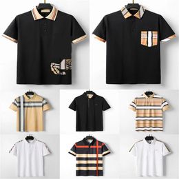 Summer Designer Shirt BB Polo Femmes Designers pour hommes Tops Lettre Polos Broderie T-shirts Vêtements T-shirt à manches courtes Grands T-shirts 39 styles