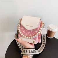 Sac d'épaule de créateur d'été Nouveau sac à main de la mode Perle Femmes Mini Sac à bandoulière de téléphone mobile imprimé Y220808