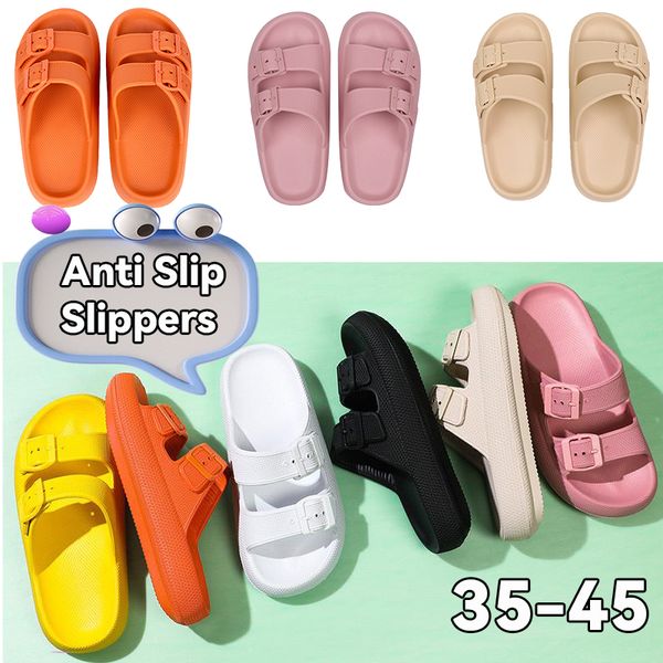 Diseñador de verano diapositivas para mujer hombres sandalias mullidas mulas planas diapositivas beige blanco negro rosa zapatillas verano zapatos para el hogar zapatillas de ónix arena pura resina hueso