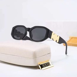 Gafas de sol de diseñador de verano para hombres Gafas de moda unisex Diseño retro de marco pequeño UV400 9 Col 954