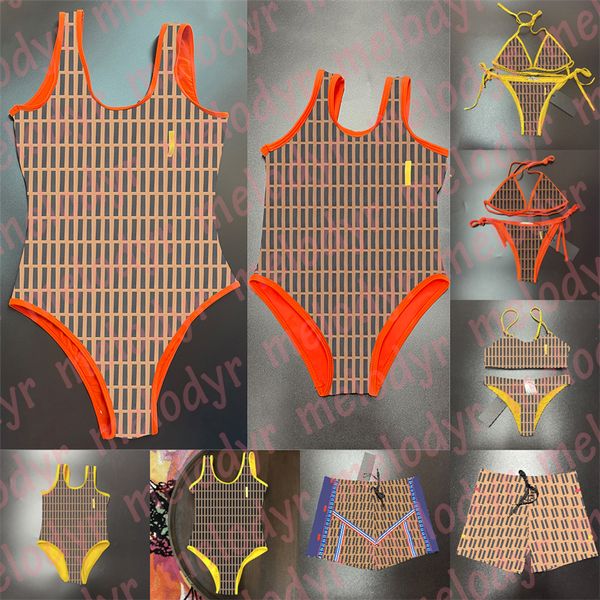 Diseñador de verano Traje de baño Impresión de letras Traje de baño para niños Viajes al aire libre Bikinis de playa Conjunto de secado rápido para hombre Troncos de natación Pantalones cortos