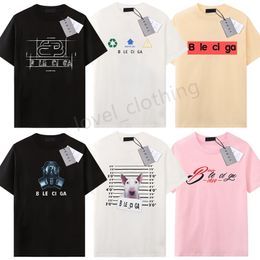 Designer d'été T -Shirt Men Tshirt T-shirt Mens Shirts Fashion Shirts Tshirt Lettres graphiques T-shirt Graphique Luxur