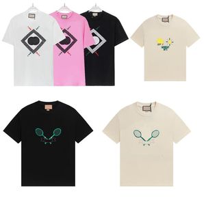 Été Designer T-shirt Hommes Femmes T-shirts avec lettres broderie Hiphop Street Tees Vêtements T-shirts de haute qualité 10A