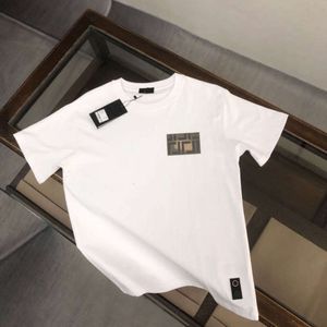 Diseñador de verano Camisetas Hombres Camiseta Moda Carta Imprimir Camiseta gráfica Para mujer Para hombre Casual Cuello redondo Manga corta Camisa de algodón Dos colores