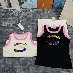 Zomer Designer Tank Tops Vrouw Vest Trui Gebreid Shirt Sexy Mouwloze Tops Jumper Vest
