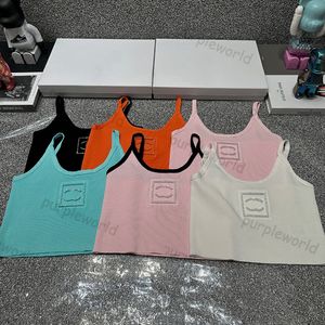 Réserve de créateurs d'été Top pour femmes caméns bonbons couleurs sexy tops sans manches