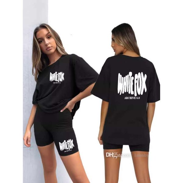 Été Designer Survêtement Mode Lettre Impression 2 Pièces Ensemble Femmes T-shirt Et Short De Sport Serré Ensembles De Survêtement Pour Femmes Tenues