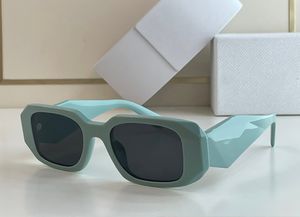zomerontwerper dames zonnebril mint groene rechthoek geometrisch frame moderne stijl bult textuur show mode charme anti ultraviolet retro
