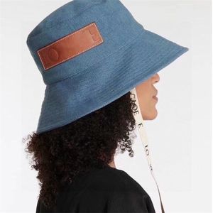 Des chapeaux de seau de dessins d'été luxurys jietou couple le chapeau de pêcheur peut être attaché avec un chapeau de bassin chapeau de soleil voyage de loisirs