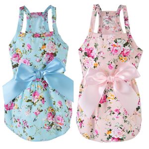 Vêtements d'été pour chiens Nouveaux vêtements pour chiens de compagnie Robe Sweety Princess Dress Teddy Puppy Robes de mariée Fot Dog Small Medium Dogs Accessoires pour animaux de compagnie