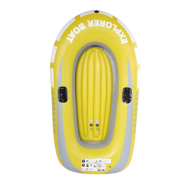 Été Double personne PVC gonflable Kayak canoë aviron Air bateau pêche en plein Air à la dérive plongée eau 114 188 cm 240127