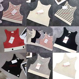 Chalecos elásticos de verano para mujer, camisetas sin mangas con letras a la moda, camisetas con estampado de marca, camisetas deportivas para niñas al aire libre transpirables de tacto suave