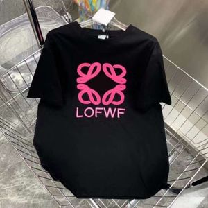 Zomer borduurwerk katoen t-shirt voor dames kledingbrief afdruk o-hals short mouw t-shirt femme losse casual crop top tee mouwen shirts