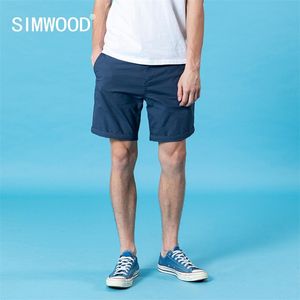 été Enzyme Washed shorts hommes classique longueur au genou couleur unie pantalon de haute qualité plus la taille SJ130359 210713