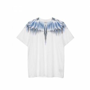 Marca de moda de verano mb marcelo manga corta marcelo clásico fantom wing camiseta color plume lightning blade pareja camiseta