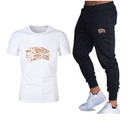 Designer de mode d'été pour hommes Tracksuits Shirt sets pantalon basketball ensemble décontracté t joggers Top Gyms Fitness Sweatpants Man Drop délivre dhvjw