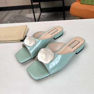 Zomer mode plat bodem dames sandalen zoete kraal designer vakantie slippers comfortabele bruiloft cover teen professionele schoenen