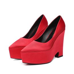 Talons hauts de mode d'été 15 cm Sexy Party High Heels pointu en cuir en cuir breveté Pipe Dance Chaussures Sandales confortables