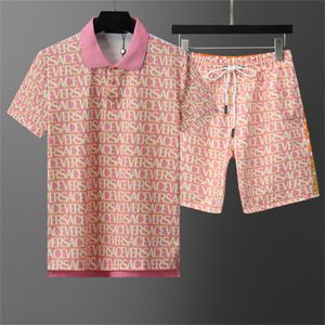 Mode d'été hommes et femmes ensembles de survêtement à manches courtes 100% coton gris t-shirt Shorts imprimés ensemble masculin vêtements de marque pour hommes WTE2