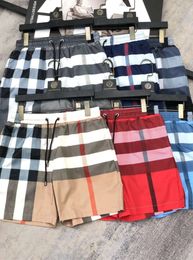 Shorts de créateurs pour hommes de mode d'été Street Street Street Wear Straited Plaid Clothing Imprimé Place Pantal Pantal Polo 1665ess