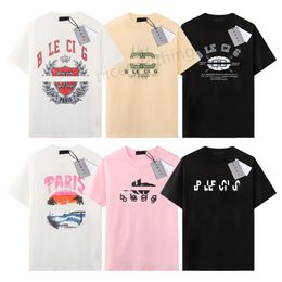 Summer Mens Mens Designer T-shirts T-shirt femme T-shirt Imprimé Cou rond à manches courtes Luxury T-T-Cotton Casual Loose Shirts