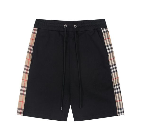 Mode d'été Shorts pour hommes Panneau de ruban classique LoGO Logo Imprimé Capris Shorts Pantalons décontractés Coton Casual Pantalons de survêtement pour hommes Pantalons de sport Pantalons de sport courts