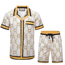 Summer Fashion Fashion Sport Spack Sports Pants de Hawaii Beach Set Diseñador de camisas Impresión de ocio