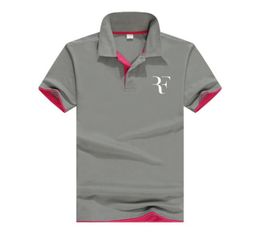 Fashion d'été Roger Federer Perfect Logo imprimé Polo RF Nouveaux hommes Polo social de haute qualité Polo Polo pour les femmes et MENS02124265