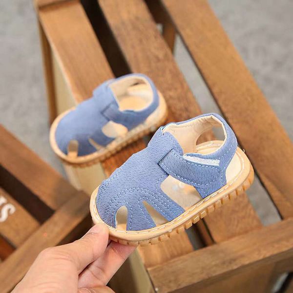 Summer Fashion Roma Style Closed Toe Flat Sandalias para bebés Sandalias para niños
