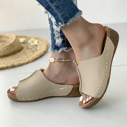 Chaussures De mode d'été sandales grande taille classiques sans lacet pantoufle basique pour chaussures pour femmes Zapatos De Mujer 240322