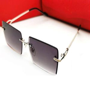 Lunettes de soleil de mode d'été Designer femmes monture en métal carré corne de buffle UV400 nuances polarisées lunettes vintage extérieur Sun Carter verre