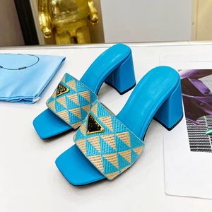 Zomer mode dames sandalen ontwerper comfortabel open teen gestreepte hoge hakken casual feest sexy platform slippers