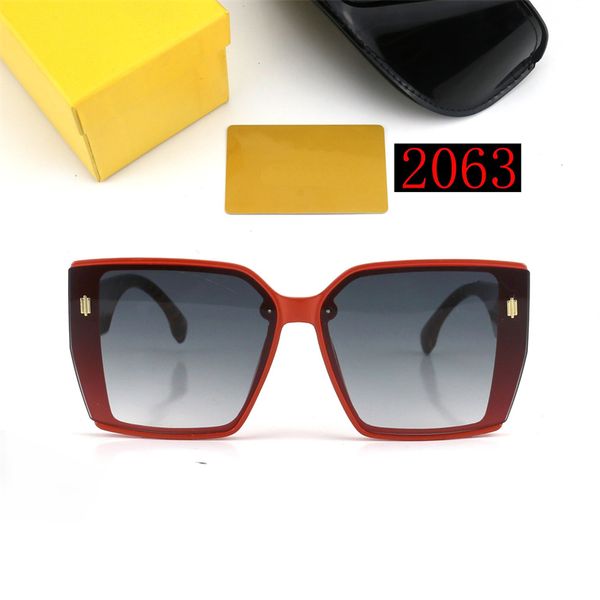 Moda de verano para mujer Gafas de sol Hombres Gafas de sol Carta Lentes de alta calidad para la playa Ciclismo Viajes Diseñador Gafas Espejos decorativos