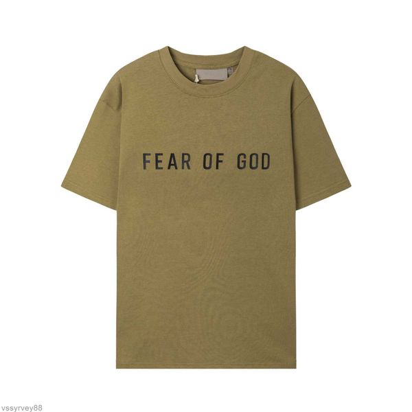 Summer Fears Men Femmes T-shirt Designer Shirts décontractés Shorts de luxe Tshirts Fashion Essen Chest Print Letter Tops Tees of God Classic S-XL AIHL