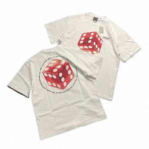 Summer Fi Heavyweight Retro Fun Dice 100% Cott imprimé col rond de haute qualité Casual Fitn Street T-shirt V6dv #