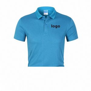 zomer Fi Heren en Dames Polo met korte mouwen Op maat bedrukt Logo Casual reversoverhemd Borduurpatroon Sneldrogend Topontwerp o2Ya #