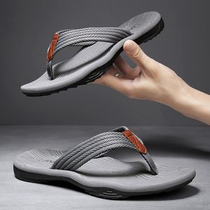 Summer Flip High Flops Flops Fashion Quality Brand Breathable épaississer Beach Men Slippers Outdoor 230518 516