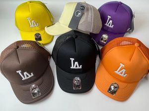 Verano libre camionero diseñador bordado carta gorras de béisbol para hombres mujeres NY LA Hip Hop estilo viseras deportivas Snapback sombreros para el sol