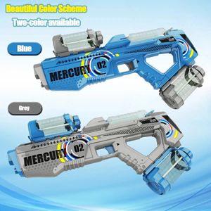 Été entièrement automatique Luminous Water Blaster Gun Electric Curring Firing Gunpool jouet pour adultes Gend Goy Gifts 240420