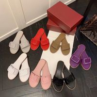 Summer Girl Mop Slippers Party All-in-O-One Style à la mode en intérieur Designer de luxe Chaussures Sandales à talons plats