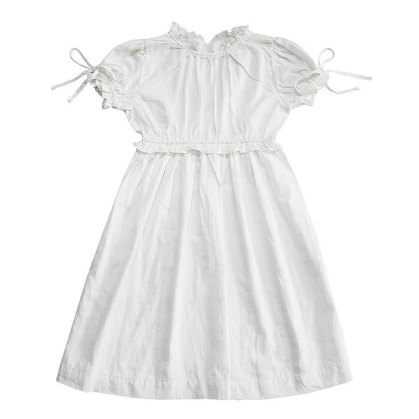 été filles robe en dentelle blanche pure bulle mignonne princesse à manches courtes bébé fille 210702