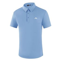 Zomer Golf Kleding Mannen Korte Mouw Golf T-Shirt 3 Kleuren JL Indoor of Leisure Outdoor Sport Shirt 220707