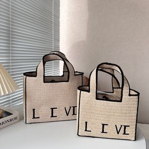 Zomergrasmandtas strand vakantie bakken luxe ontwerper schoudertassen mode tas dames handtas portemonnee csG2404157