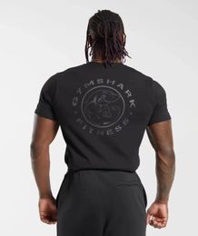 Gym d'été coton mens tshirt hommes musculaires t-shirt joggers de fitness purs femmes tshirt lâches 240430