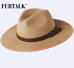 Chapeau d'été pour femmes et hommes, Panama, chapeaux de plage en paille, Fedora, Protection solaire UV, Capchapeau femme T2007156153010