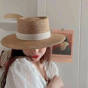 Chapeau d'été pour femmes et hommes, chapeaux de paille Panama, voyage plage soleil à large bord Fedora Jazz Protection UV vacances 240102