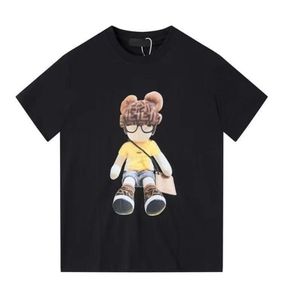 Verano alta costura marca men039s camiseta estampado alfabeto ropa de mujer diseñador manga corta moda pareja traje tamaño asiático S52443785